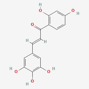 (E)-1-(2,4-Dihydroxyphenyl)-3-(3,4,5-trihydroxyphenyl)prop-2-en-1-one