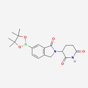 3-(1-Oxo-6-(4,4,5,5-tetramethyl-1,3,2-dioxaborolan-2-yl)isoindolin-2-yl)piperidine-2,6-dione