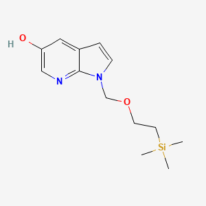 1-[[2-(Trimethylsilyl)ethoxy]methyl]-1H-pyrrolo[2，3-b]pyridin-5-ol