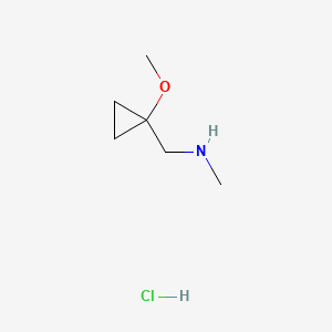 1-(1-Methoxycyclopropyl)-N-methylmethanamine hydrochloride