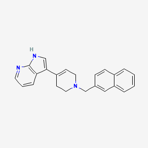 3-(1-(Naphthalen-2-ylmethyl)-1,2,3,6-tetrahydropyridin-4-yl)-1H-pyrrolo[2,3-b]pyridine