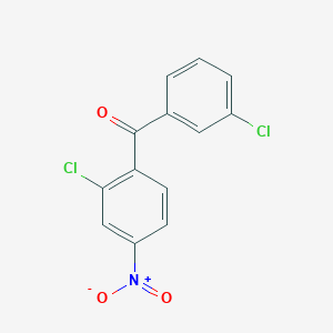 (2-Chloro-4-nitrophenyl)(3-chlorophenyl)methanone