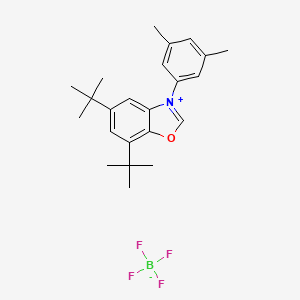 5,7-Di-tert-butyl-3-(3,5-dimethylphenyl)benzo[d]oxazol-3-ium tetrafluoroborate