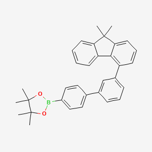 2-[3′-(9，9-Dimethyl-9H-fluoren-4-yl)[1，1′-biphenyl]-4-yl]-4，4，5，5-tetramethyl-1，3，2-dioxaborolane
