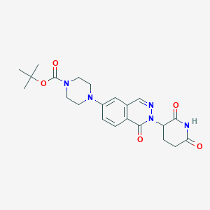 tert-Butyl 4-(2-(2,6-dioxopiperidin-3-yl)-1-oxo-1,2-dihydrophthalazin-6-yl)piperazine-1-carboxylate