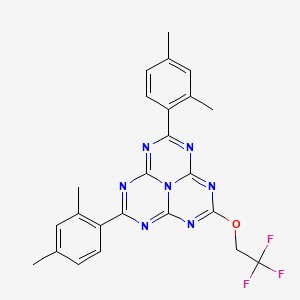 5,8-Bis(2,4-dimethylphenyl)-2-(2,2,2-trifluoroethoxy)-1,3,3a1,4,6,7,9-heptaazaphenalene
