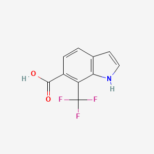 7-(Trifluoromethyl)-1H-indole-6-carboxylic acid