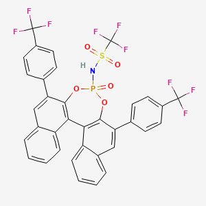 (11bR)-N-(2,6-Bis(4-trifluoromethylphenyl)-4-oxidodinaphtho[2,1-d:1',2'-f][1,3,2]dioxaphosphepin-4-yl)-1,1,1-trifluoromethanesulfonamide