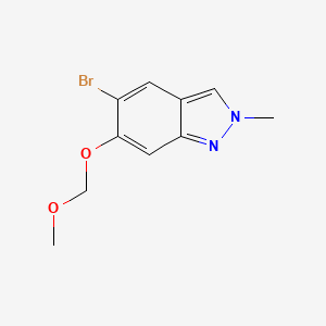5-Bromo-6-(methoxymethoxy)-2-methyl-2H-indazole