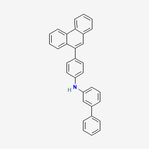 N-[4-(9-Phenanthrenyl)phenyl][1，1′-biphenyl]-3-amine