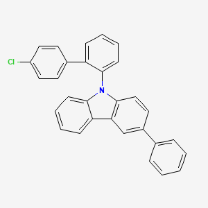 9-(4′-Chloro[1，1′-biphenyl]-2-yl)-3-phenyl-9H-carbazole