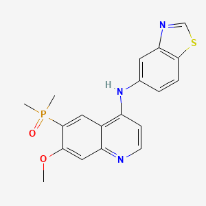 (4-(Benzo[d]thiazol-5-ylamino)-7-methoxyquinolin-6-yl)dimethylphosphine oxide