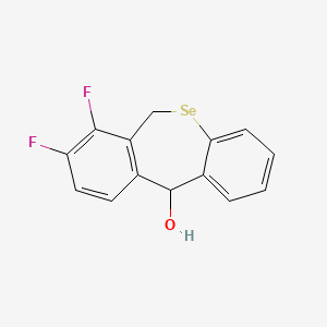 7，8-Difluoro-6，11-dihydrodibenzo[b，e]selenepin-11-ol
