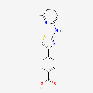 4-[2-[(6-Methyl-2-pyridinyl)amino]-4-thiazolyl]benzoic acid