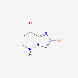 2-Bromoimidazo[1,2-b]pyridazin-8-ol