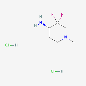(S)-3,3-Difluoro-1-methylpiperidin-4-amine dihydrochloride