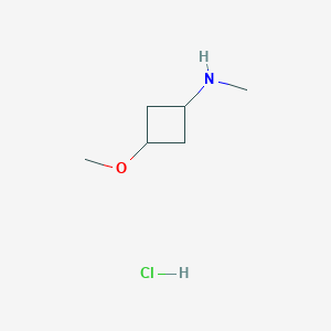 trans-3-Methoxy-N-methylcyclobutan-1-amine hydrochloride