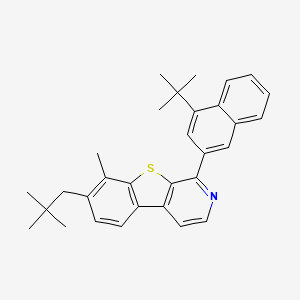1-[4-(1，1-Dimethylethyl)-2-naphthalenyl]-7-(2，2-dimethylpropyl)-8-methyl[1]benzothieno[2，3-c]pyridine