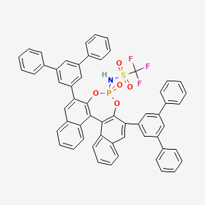 N-((11bS)-2,6-Di([1,1':3',1''-terphenyl]-5'-yl)-4-oxidodinaphtho[2,1-d:1',2'-f][1,3,2]dioxaphosphepin-4-yl)-1,1,1-trifluoromethanesulfonamide