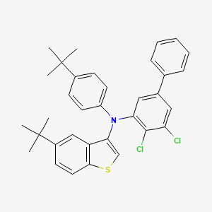 N-(4，5-Dichloro[1，1′-biphenyl]-3-yl)-5-(1，1-dimethylethyl)-N-[4-(1，1-dimethylethyl)phenyl]benzo[b]thiophen-3-amine