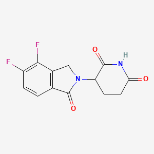3-(4,5-Difluoro-1-oxoisoindolin-2-yl)piperidine-2,6-dione
