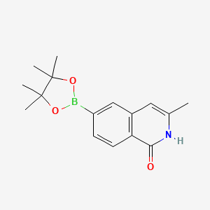 3-Methyl-6-(4,4,5,5-tetramethyl-1,3,2-dioxaborolan-2-yl)isoquinolin-1(2H)-one