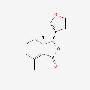 (3R,3aR)-3-(Furan-3-yl)-3a,7-dimethyl-3a,4,5,6-tetrahydroisobenzofuran-1(3H)-one
