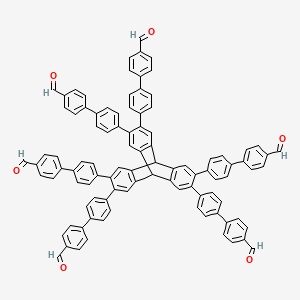 4'，4'''，4'''''，4'''''''，4'''''''''，4'''''''''''-(9，10-Dihydro-9，10-[1，2]benzenoanthracene-2，3，6，7，14，15-hexayl)hexakis([1，1'-biphenyl]-4-carbaldehyde)