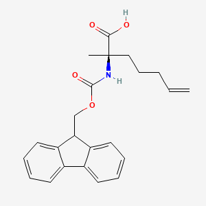 (R)-2-((((9H-Fluoren-9-yl)methoxy)carbonyl)amino)-2-methylhept-6-enoic acid, 98%