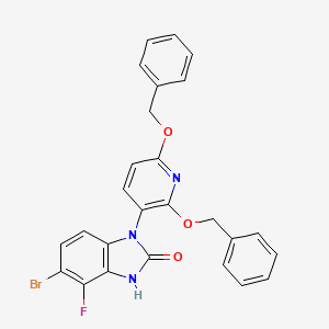 1-[2，6-Bis(phenylmethoxy)-3-pyridinyl]-5-bromo-4-fluoro-1，3-dihydro-2H-benzimidazol-2-one