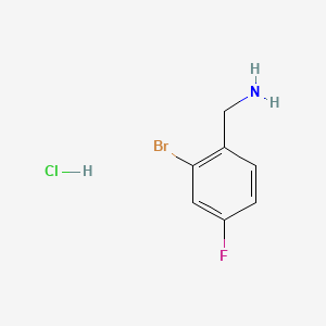 2-Bromo-4-fluorobenzylamine hydrochloride, 96%