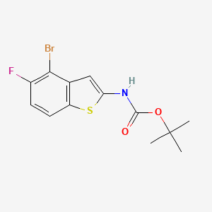 4-Bromo-N-Boc-5-fluorobenzo[b]thiophen-2-amine