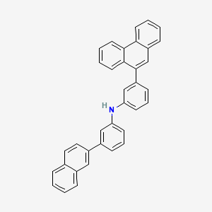 3-(2-Naphthalenyl)-N-[3-(9-phenanthrenyl)phenyl]benzenamine
