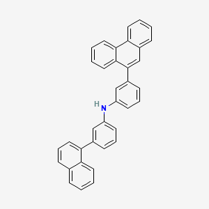 3-(1-Naphthalenyl)-N-[3-(9-phenanthrenyl)phenyl]benzenamine