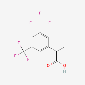 2-(3,5-Bis(trifluoromethyl)phenyl)propanoic acid