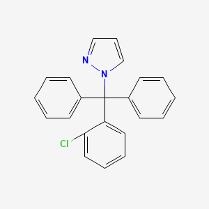 1-((2-Chlorophenyl)diphenylmethyl)-1H-pyrazole