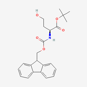 (S)-tert-Butyl 2-((((9H-fluoren-9-yl)methoxy)carbonyl)amino)-4-hydroxybutanoate