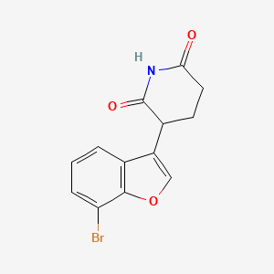 3-(7-Bromobenzofuran-3-yl)piperidine-2,6-dione