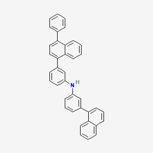 3-(1-naphthalenyl)-N-[3-(4-phenyl-1-naphthalenyl)phenyl]-Benzenamine