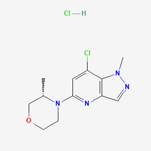 (S)-4-(7-Chloro-1-methyl-1H-pyrazolo[4,3-b]pyridin-5-yl)-3-methylmorpholine hydrochloride