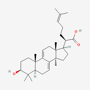 (R)-2-((3S,5R,10S,13R,14R,17R)-3-Hydroxy-4,4,10,13,14-pentamethyl-2,3,4,5,6,10,12,13,14,15,16,17-dodecahydro-1H-cyclopenta[a]phenanthren-17-yl)-6-methylhept-5-enoic acid
