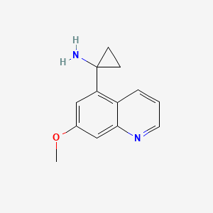 1-(7-Methoxyquinolin-5-yl)cyclopropan-1-amine