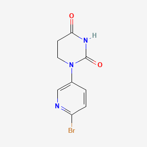 1-(6-Bromopyridin-3-yl)dihydropyrimidine-2,4(1H,3H)-dione