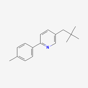 5-(2,2-Dimethylpropyl)-2-(4-methylphenyl)pyridine