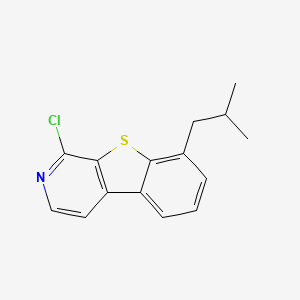 1-Chloro-8-isobutylbenzo[4，5]thieno[2，3-c]pyridine