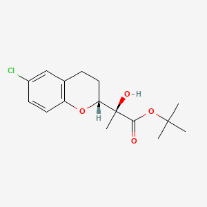 tert-Butyl (S)-2-((R)-6-chlorochroman-2-yl)-2-hydroxypropanoate