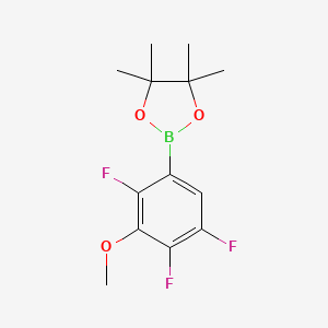 4,4,5,5-Tetramethyl-2-(2,4,5-trifluoro-3-methoxyphenyl)-1,3,2-dioxaborolane