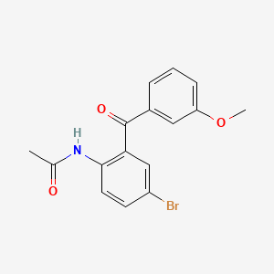 N-(4-Bromo-2-(3-methoxybenzoyl)phenyl)acetamide