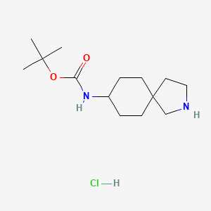 tert-Butyl (2-azaspiro[4.5]decan-8-yl)carbamate hydrochloride