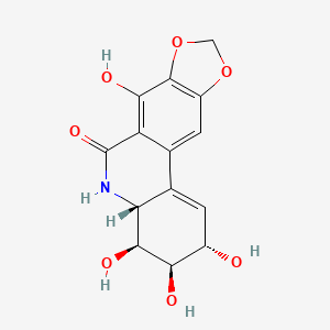 (2S,3R,4S,4aR)-2,3,4,7-Tetrahydroxy-3,4,4a,5-tetrahydro-[1,3]dioxolo[4,5-j]phenanthridin-6(2H)-one